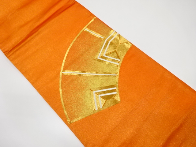 地紙模様刺繍袋帯